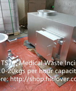 Model: TS10, Medical Waste Incinerator 10-20kgs per hour capacity