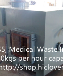 Model: TS5, Medical Waste Incinerator 5-10kgs per hour capacity