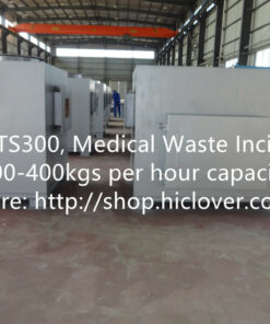 Model: TS300, Medical Waste Incinerator 300-400kgs per hour capacity