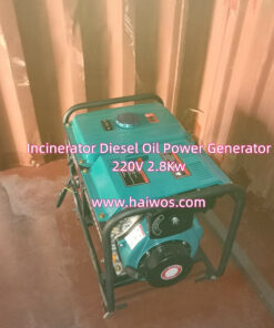 Diesel Oil power generator for Waste Incinerator 220v 2.8kw