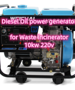 Diesel Oil power generator for Waste Incinerator 10kw 220v