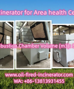 Incinerator for Area health Centres