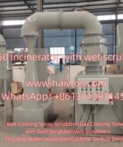 Model TS50 Incinerator with wet scrubber system